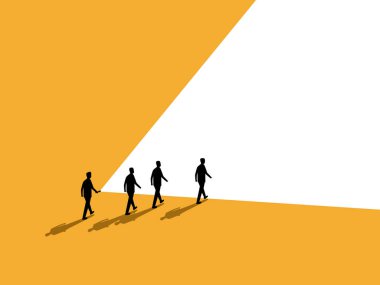 Rehberlik, iş adamı lideri takımı başarıya ulaştıracak bir ışık tutuyor.