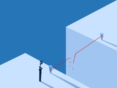 Cesaret, Risk Değerlendirmesi, Kırık İp 'teki Boşluğu Geçmeyi Düşünen İnsanlar