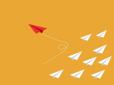 Farklı düşün, Kağıt Uçak Gruptan Uçuyor