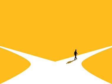 İş adamı kişisel bir yol seçmeye karar verir.