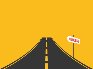 Ana yol ve işaretler başarıya götürüyor.