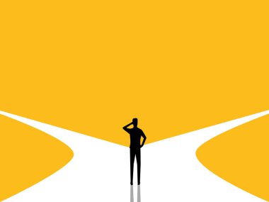 Kişisel bir kariyer seçersen, iş adamı bir yol ayrımına gelir.