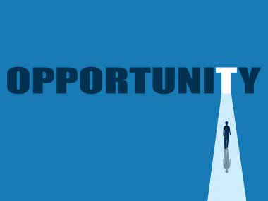 İş adamı fırsat kolluyor.