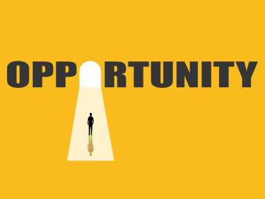 Başarının kapısı, iş adamı fırsat kolluyor.