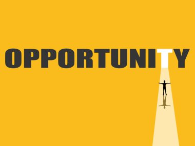 İşadamı mutlu bir şekilde yeni fırsatlar elde ediyor.