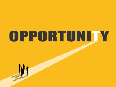 İş adamlarından oluşan bir ekip iş fırsatları kapısı arıyor.