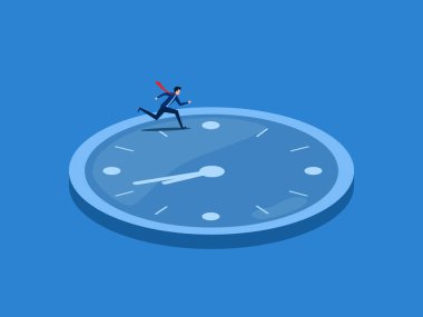 Rutin işler, aynı işi yapan çalışanlar, saat yönünde çalışan iş adamları.