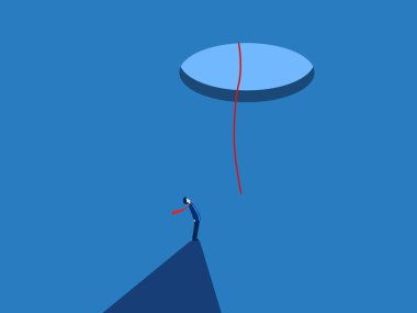 Cennetteki iş adamına özgür olması için yardım edilir.