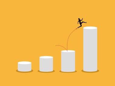 Hızlı gelişen işadamı, bar listesinin tepesine yükselir.