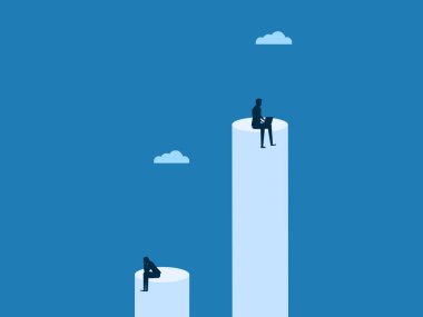 Yüksek seviyelerde çalışan iş adamları stresli oturanlardan farklıdır..