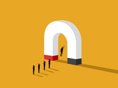 Erkekler büyük bir mıknatıs tarafından çekilirler.