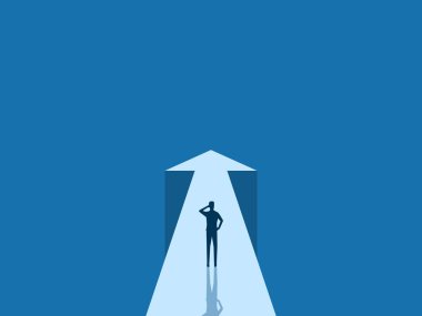 Fırsat, İşadamı Ok 'un Üzerinde Duran