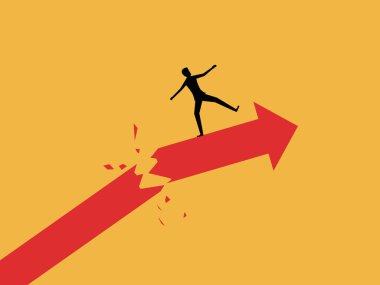 Kırık ok başlıklı bir iş adamı