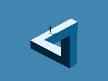 Penrose üçgeninde iş adamı dengesi