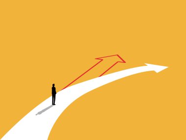 İş adamları yollarını değiştirirler.