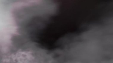 Beyaz ışıkla siyah arkaplanda sigara iç