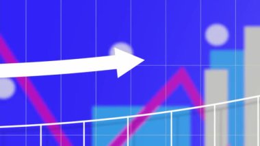 Finansal başarı yukarı doğru bir ok grafiğiyle temsil ediliyor.