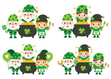 Cüceler Aziz Patrick Günü Tırmanışı, Cüce adam ve kadın Aziz Patrick,