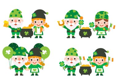 Cüceler Aziz Patrick Günü Tırmanışı, Cüce adam ve kadın Aziz Patrick,