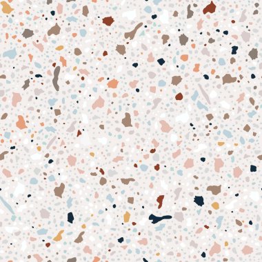 Terrazzo Mermer Modern Moda Kusursuz Desen