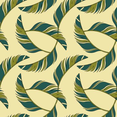 El Çizimi Karalama Çizimi Tüylü Klasik Kusursuz Desen