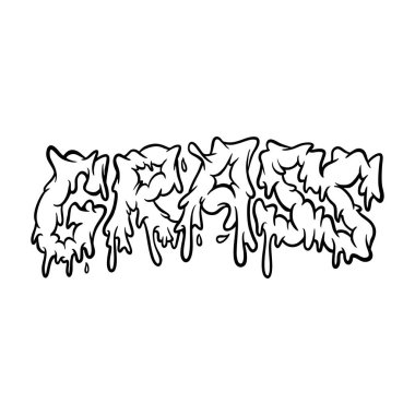 Marihuana çimleri, iş logonuz, ticari tişörtleriniz, çıkartmalarınız ve etiket tasarımlarınız için siluet vektör çizimleri, afişler, tebrik kartları reklam şirketleri veya markalarınız için metin harfleri oluşturur.