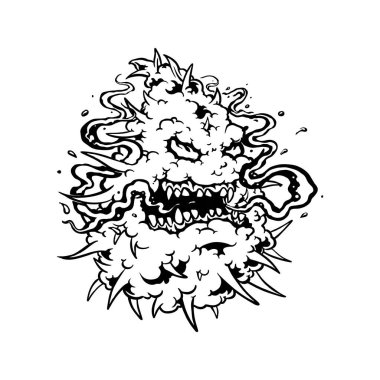 İş logonuz, ticari ürün tişörtünüz, çıkartmalarınız ve etiket tasarımlarınız, posteriniz, tebrik kartlarınız reklam şirketiniz ya da markalarınız için kenevir tomurcuk yaprağı ana hatları çizim çizimleri