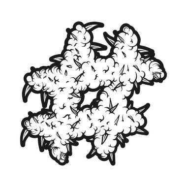 Rolling ilham verici hashtag ot amblemi iş logonuz için vektör çizimleri, ticari tişört, çıkartmalar ve etiket tasarımları, poster, tebrik kartı reklam şirketi veya markalar için