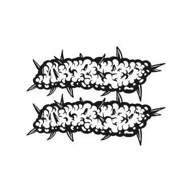 İş logonuz, ticari ürün tişörtünüz, çıkartmalarınız ve etiket tasarımlarınız, posteriniz, tebrik kartlarınız reklam şirketiniz veya markalarınız için kenevir duman ana tasvirleri