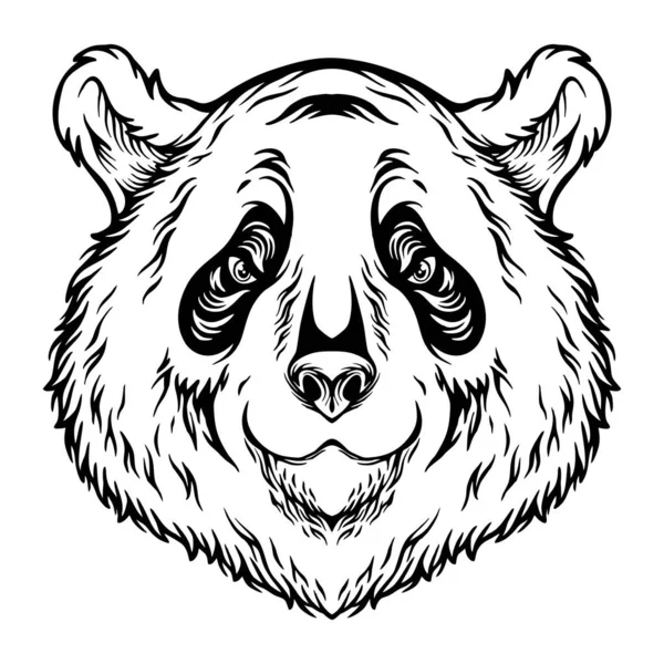 Psychodeliczny Umysł Niedźwiedzia Wyrażenie Ilustracje Sylwetka Wektorowe Ilustracje Logo Pracy — Wektor stockowy