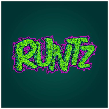 Esrar tomurcukları iş logonuz, ticari tişörtünüz, çıkartmalarınız ve etiket tasarımlarınız, poster, tebrik kartları reklam şirketiniz veya markalarınız için runtz strain vektör çizimleri oluşturur