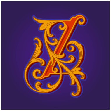 İş logonuz için Z harfli monogram vektör çizimleri, ticari tişört, çıkartmalar ve etiket tasarımları, poster, tebrik kartı reklam şirketi veya markalar.