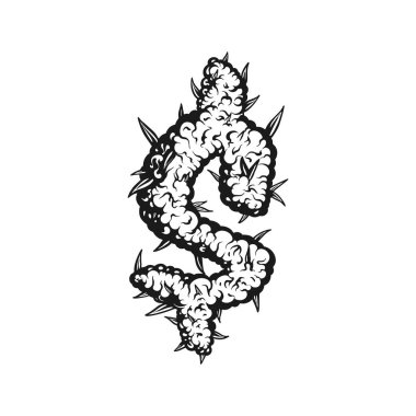 İş logonuz, ticari tişörtünüz, çıkartmalarınız ve etiket tasarımlarınız, posteriniz, tebrik kartlarınız reklam şirketiniz veya markalarınız için kenevir Yaprak İşareti İmza Siluet vektör çizimleri