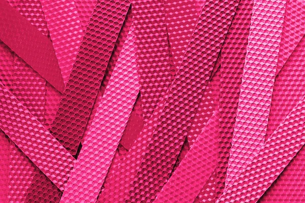 ピンク抽象六角形の背景と質感 — ストック写真