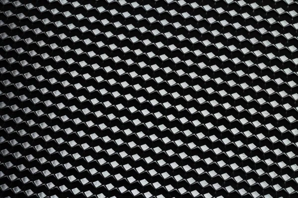 Černá Barva Abstraktní Trellised Buněčné Pozadí — Stock fotografie