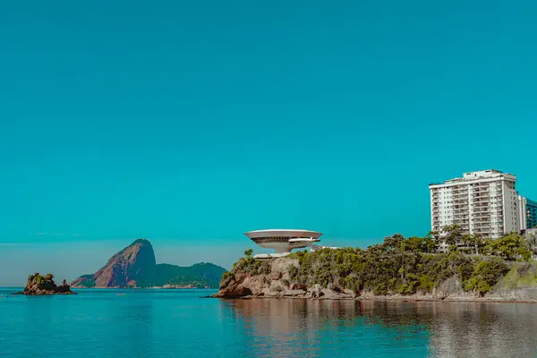 Нітерой Ріо Жанейро Бразилія Circa 2023 Фото Музею Сучасного Мистецтва — стокове фото