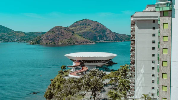 Niteroi Rio Janeiro Brazil Circa 2023 Фотография Музея Современного Искусства — стоковое фото