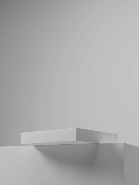 Abstract 3D podium. Minimal scene for product display presentation. 3d render illustation.