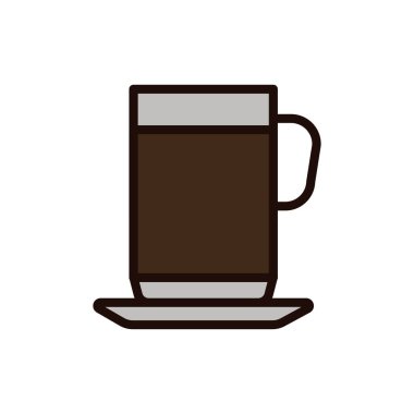 Lungo renk çizgisi simgesi. İzole vektör elementi. Web sayfası, mobil uygulama, tanıtım için resim çizelgesi