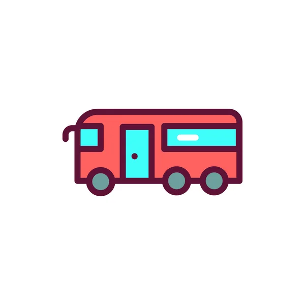 Liniensymbol Für Öffentliche Verkehrsmittel Isoliertes Vektorelement Umriss Piktogramm Für Webseite — Stockvektor
