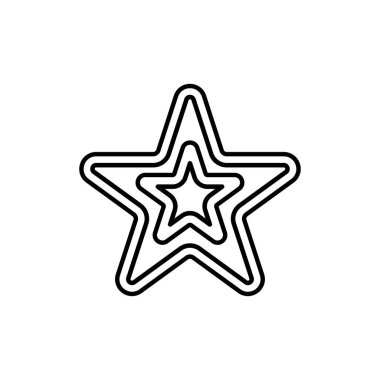 Star slot color line icon. Gambling casino. 