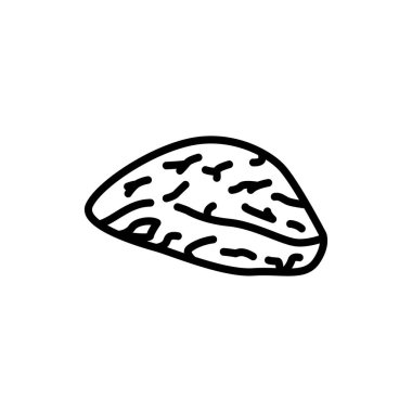 Sığır budu renk çizgisi simgesi. Et doğrama. Web sayfası, mobil uygulama, tanıtım için resim grafiği.