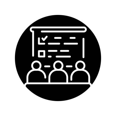 Employee development line icon. Self development