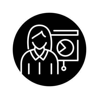 Teacher line icon. Self development