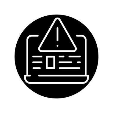 Internet scam olor line icon. Pictogram for web page.