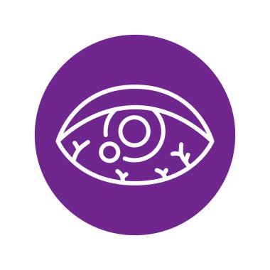 Dry Eye olor line icon. Pictogram for web page.
