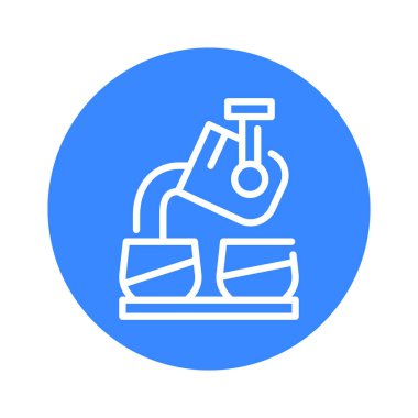 Casting detail olor line icon. Metal work. Pictogram for web page.