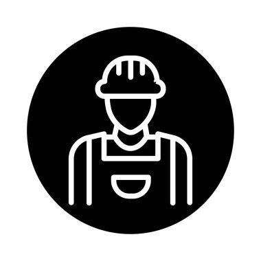 Ana satır simgesi. Tamirci servisi. İzole vektör ögesi.. 