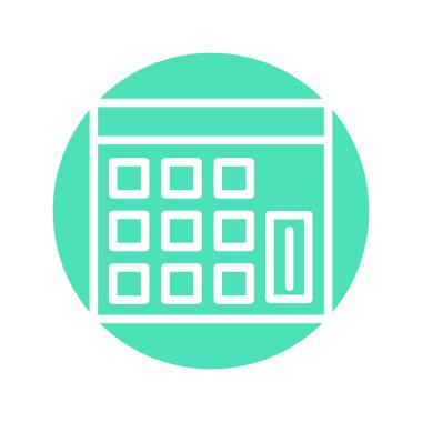 Sport bet line icon. Isolated vector element. 