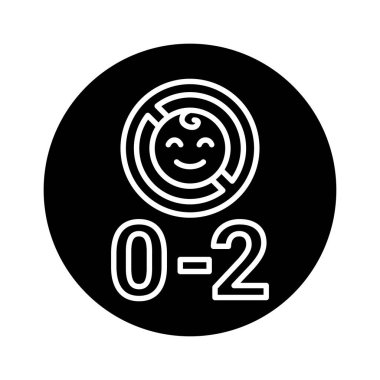 Yaş sınırı renk simgesi. Fizyoterapi, akupunktur..